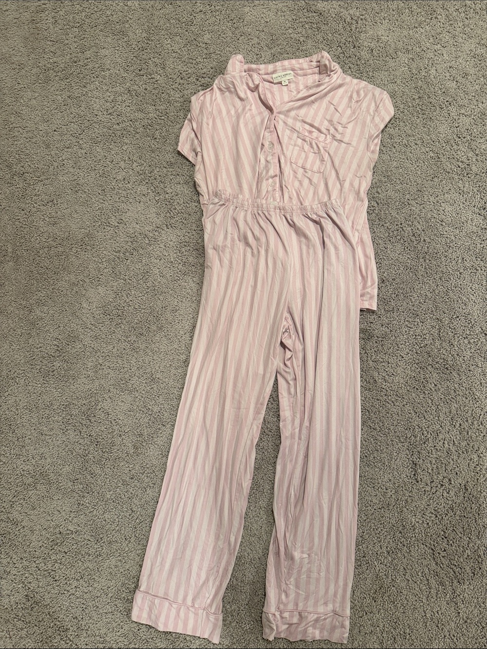 Women’s Soft Pink Striped Pajamas